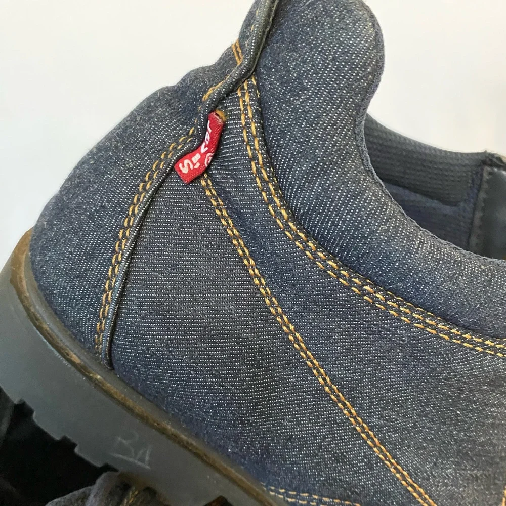 Levi's Men's Denim Chukka Boots - Dark Blue